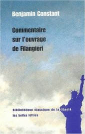 book Commentaire sur l'ouvrage de Filangieri