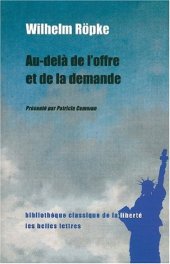 book Au-delà de l'offre et de la demande