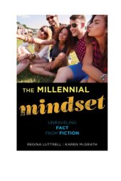 book The Millennial Mindset: Unraveling Fact from Fiction