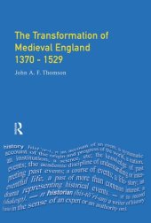 book The Transformation of Medieval England 1370-1529