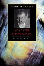 book The Cambridge Companion to Walter Benjamin