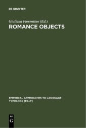 book Romance Objects: Transitivity in Romance Languages