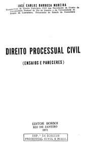 book Direito Processual Civil - Ensaios e Pareceres