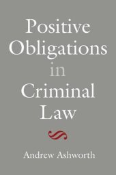 book Positive Obligations in Criminal Law