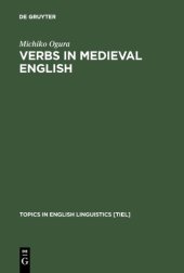 book Verbs in Medieval English: Differences in Verb Choice in Verse and Prose