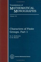 book Characters of Finite Groups. Part 1