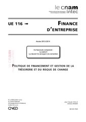 book UE 116 Finance d’entreprise 116 Série 4