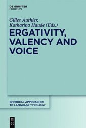 book Ergativity, Valency and Voice