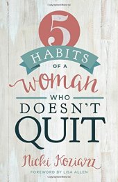 book 5 Habits of a Woman Who Doesn’t Quit