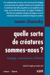 book Quelle sorte de créature sommes-nous ?