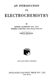 book An introduction to electrochemistry