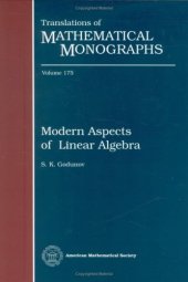 book Modern Aspects of Linear Algebra