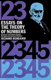 book Essays on the theory of numbers