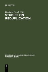 book Studies on Reduplication