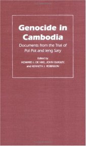 book Genocide in Cambodia: Documents from the Trial of Pol Pot and Ieng Sary