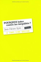 book Pourquoi lutter contre les inégalités ?