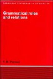 book Grammatical Roles and Relations