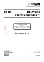 book UE 123 Relations professionnelles Série 2