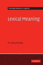 book Lexical Meaning