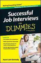 book Successful job interviews for dummies, Australian and New Zealand edition