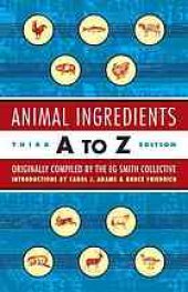 book Animal ingredients A to Z