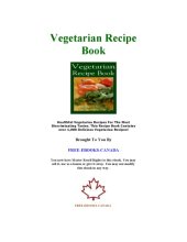 book Complete vegetarian recipe book