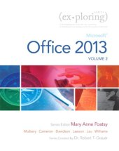 book Exploring Microsoft Office 2013 Volume 2