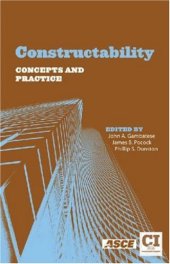 book Constructability concepts and practice