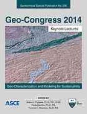 book Geo-Congress 2014 keynote lectures : geo-characterization and modeling for sustainability : proceedings of the 2014 Congress, February 23-26, 2014, Atlanta, Georgia