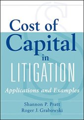 book Cost of capital in litigation : application and examples