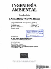 book Ingenieria ambiental : fundamentos, sustentabilidad, diseno