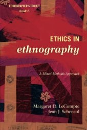 book Ethics in ethnography : a mixed methods approach