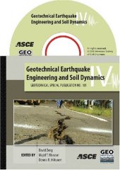 book Geotechnical earthquake engineering and soil dynamics IV : May 18-22, 2008, Sacramento, California