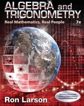 book Algebra and Trigonometry: Real Mathematics, Real People