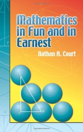 book Mathematics in fun and in earnest