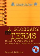 book A glossary of terms and concepts in peace and conflict studies