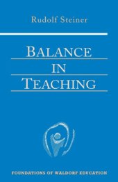 book Balance in teaching : Stuttgart September 15-22, 1920 and October 15-16, 1923