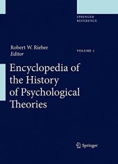 book Encyclopedia of the History of Psychological Theories