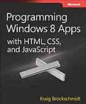 book Programming windows 8 apps with html, css, and javascript