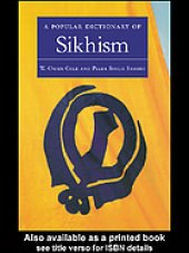 book A popular dictionary of Sikhism