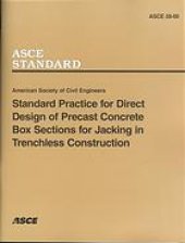 book Standard practice for direct design of precast concrete box sections for jacking in trenchless construction