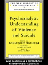 book Psychoanalytic understanding of violence and suicide