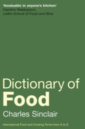 book Dictionary of food : international food and cooking terms from A to Z