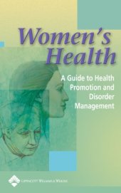 book Women's health : a guide to health promotion and disorder management