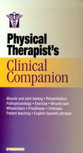 book Physical therapist's clinical companion