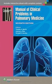 book Manual of clinical problems in pulmonary medicine