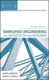 book Simplified engineering for architects and builders