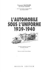 book L'automobile sous l'uniforme, 1939-1940