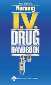 book Nursing I.V. drug handbook