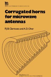 book Corrugated horns for microwave antennas